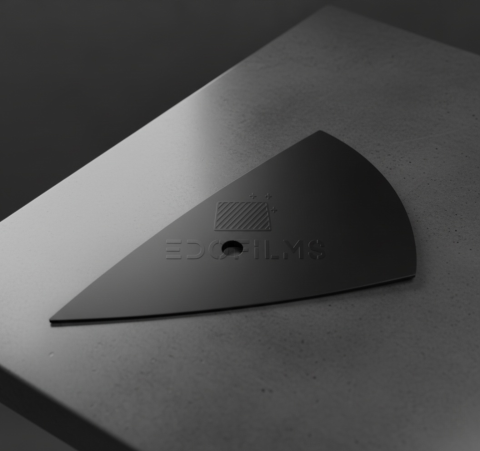 Espátula amarilla para contorno de coches